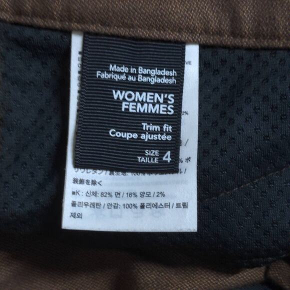 Arcteryx Womens Reia Chino Pants Brown Mid Rise Lined Trim Fit Hiking Camping 4 - Picture 11 of 16
